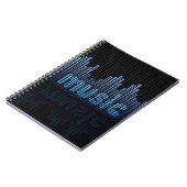 Carnet Equalizer numérique Musique Wave Wall (Côté gauche)
