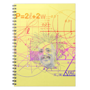 Carnet Équations colorées amusantes Designs géométriques