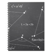 Carnet Équations de maths (Devant)