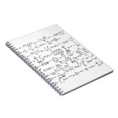 Carnet équations mathématiques et formules (Côté Droit)