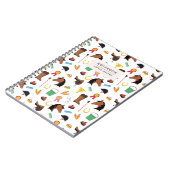 Carnet Equestrian Horse Pattern Notebook (Côté gauche)