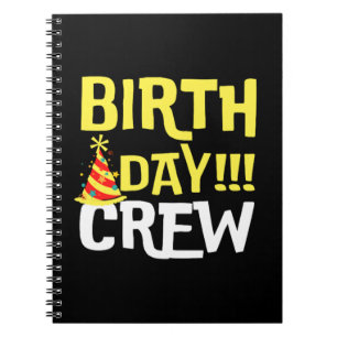 Carnet Équipage du jour de l'anniversaire