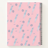 Carnet Équipe Artistique Snychro Nage Baigneurs Rose (Dos)