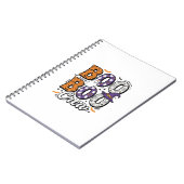 Carnet Équipe Boo infirmière Halloween conception de t-sh (Côté gauche)