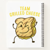 Carnet Équipe cool Fromage Grillé Cadeau Drôle Squad Toas (Dos)