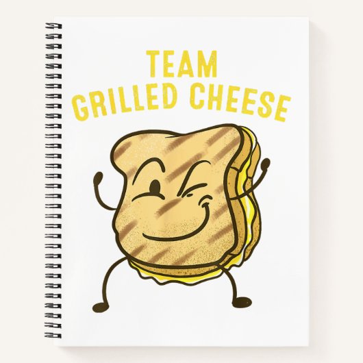 Carnet Équipe cool Fromage Grillé Cadeau Drôle Squad Toas (Devant)