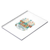 Carnet Équipe d'accès vasculaire Floral Conception de che (Côté gauche)