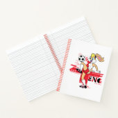 Carnet Équipe d'Angleterre de football graphique Lola Bun (Intérieur)