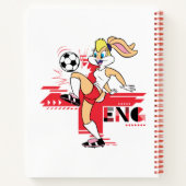 Carnet Équipe d'Angleterre de football graphique Lola Bun (Dos)