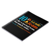 Carnet Équipe De 10E Année Comme Une Équipe Normale Mais  (Côté gauche)