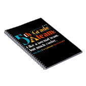 Carnet Équipe de 5e année Comme une équipe normale, mais  (Côté Droit)