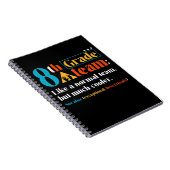 Carnet Équipe De 8e Année Comme Une Équipe Normale Mais B (Côté Droit)