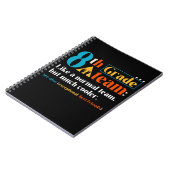Carnet Équipe De 8e Année Comme Une Équipe Normale Mais B (Côté gauche)