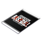 Carnet Équipe de baseball AJOUTEZ UN NOM Champion Joueur (Côté gauche)