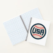 Carnet Équipe de baseball USA (Intérieur)