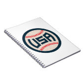 Carnet Équipe de baseball USA (Côté Droit)