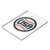 Carnet Équipe de baseball USA (Côté gauche)