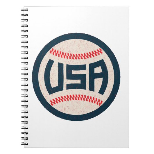 Carnet Équipe de baseball USA (Devant)
