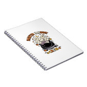 Carnet Équipe de citrouille fantôme d'Halloween (Côté Droit)