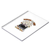 Carnet Équipe de citrouille fantôme d'Halloween (Côté gauche)