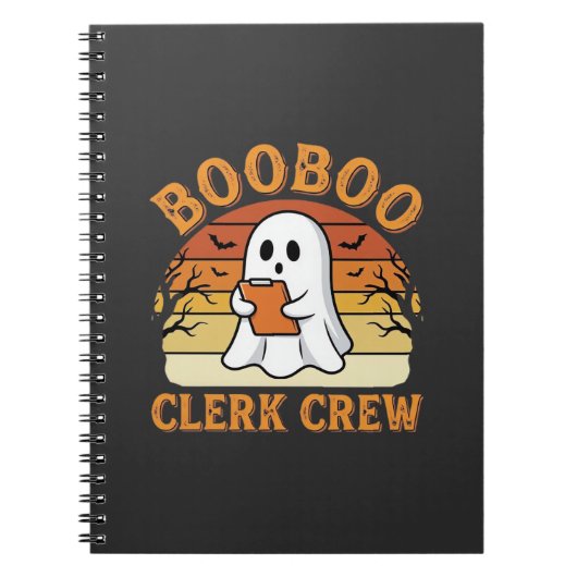 Carnet Équipe de commis Booboo Création de fantôme Hallow (Devant)