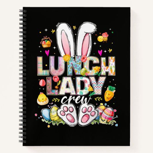 Carnet Équipe de dame du déjeuner Funny Bunny (Devant)
