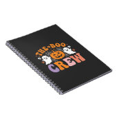 Carnet Équipe de fantômes de citrouille Halloween Design_ (Côté Droit)