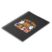 Carnet Équipe de fantômes de citrouille Halloween Design_ (Côté gauche)