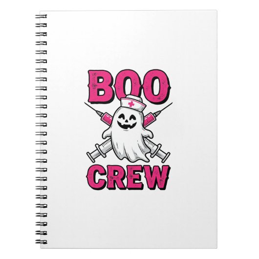 Carnet Équipe de fantômes d'infirmière Halloween Concepti (Devant)