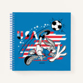 Carnet Équipe de foot USA Graphique de BUGS BUNNY™ (Devant)
