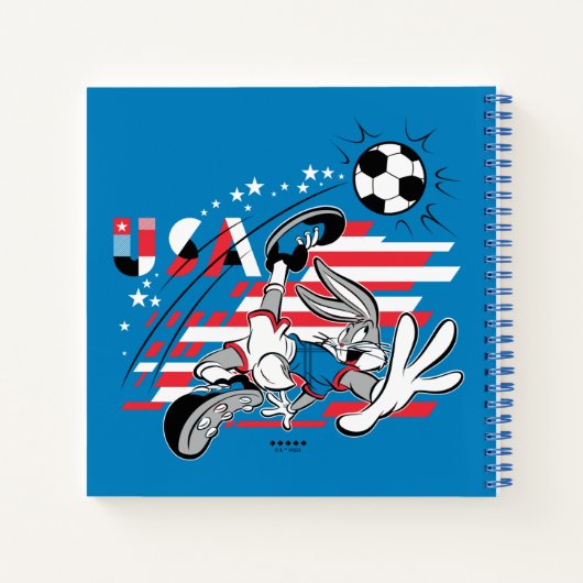 Carnet Équipe de foot USA Graphique de BUGS BUNNY™ (Dos)