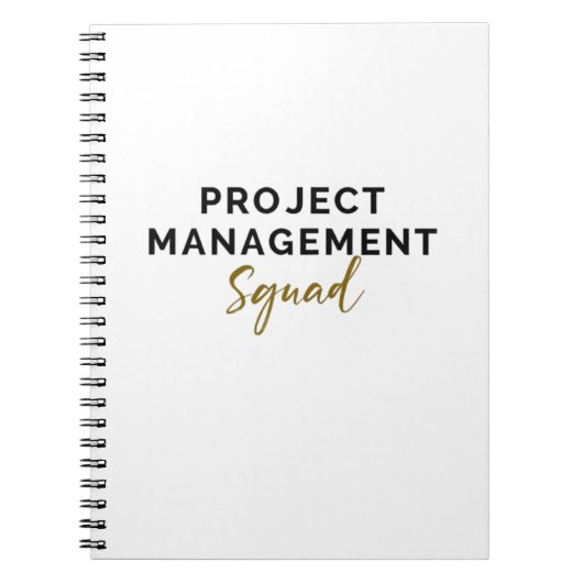 Carnet Équipe de gestion de projet (Devant)