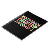 Carnet Équipe de la 9e année de la tournée de terrain Ret (Côté gauche)