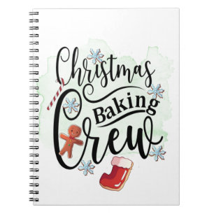 Carnet Équipe de pâtisserie de Noël