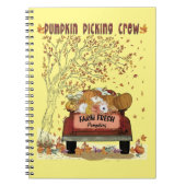 Carnet Équipe de prélèvement citrouille (Devant)