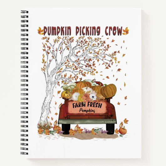 Carnet Équipe de prélèvement citrouille (Devant)