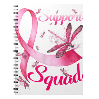 Carnet Équipe de soutien aux guerriers Dragonfly Cancer d