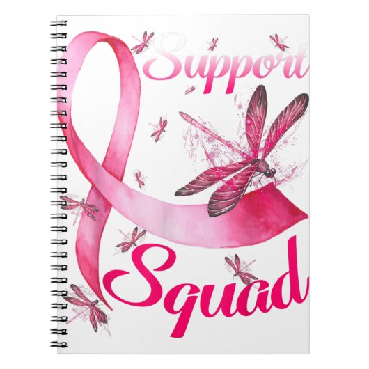 Carnet Équipe de soutien aux guerriers Dragonfly Cancer d (Devant)