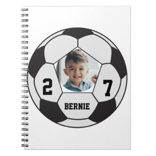 Carnet Équipe de sport de joueur de football personnalisé