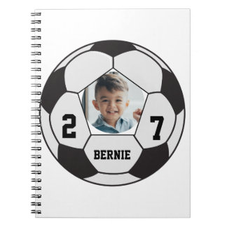 Carnet Équipe de sport de joueur de football personnalisé