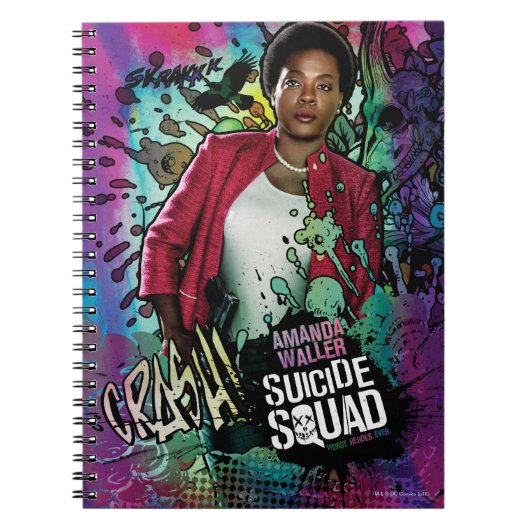 Carnet Équipe de suicide | Amanda Waller Character Graffi (Devant)