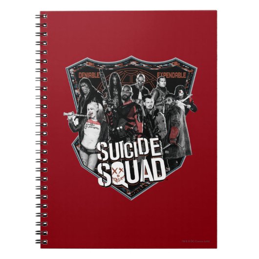 Carnet Équipe de suicide | Badge de groupe photo (Devant)