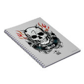 Carnet Équipe de suicide | Diablo Skull & Flames Tattoo A (Côté Droit)