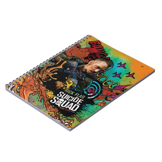 Carnet Équipe de suicide | Graffiti du drapeau de brique (Côté gauche)