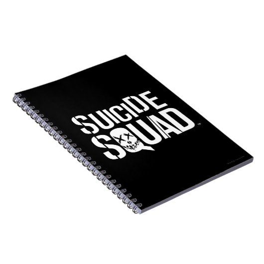 Carnet Équipe de suicide | Logo blanc (Côté Droit)