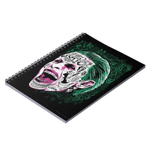 Carnet Équipe de suicide | Rire Joker Head Sketch (Côté gauche)