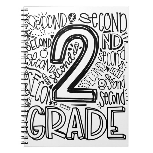 Carnet Équipe de typographie de 2e année Deuxième année R (Devant)