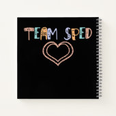 Carnet équipe de vitesse décorative colorée (Dos)