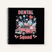 Carnet Équipe dentaire de la Saint-Valentin Équipe de den (Devant)
