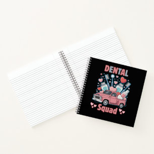 Carnet Équipe dentaire de la Saint-Valentin Équipe de den